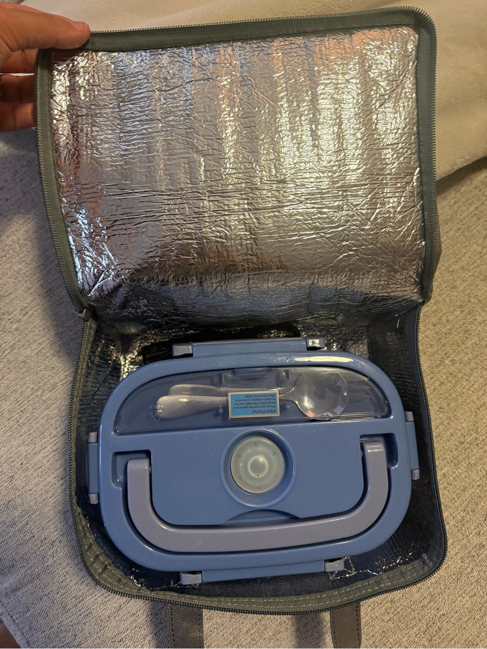 Heatable lunchbox
